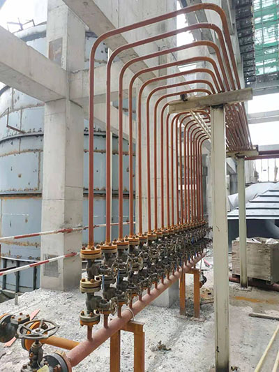 梁山縣環(huán)保能源發(fā)電項目鍋爐本體小徑管